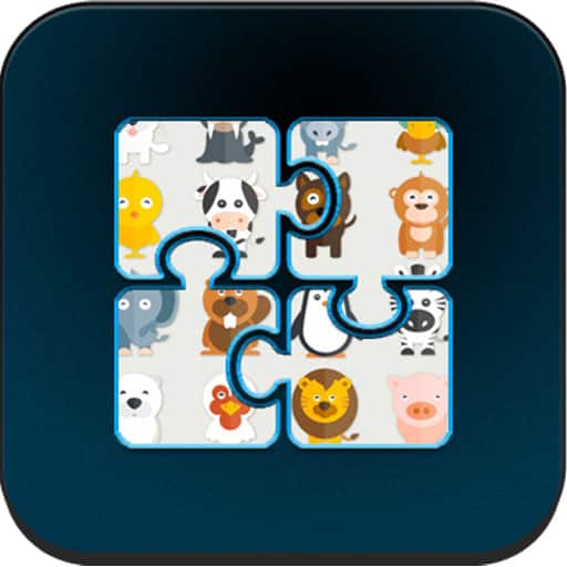 animal puzzle kids games