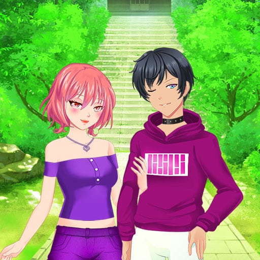 anime couple dress up