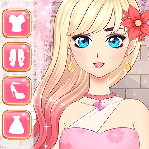 anime girls dress up game