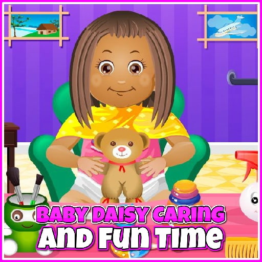 baby daisy caring and fun time