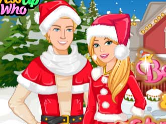 barbie and ken christmas