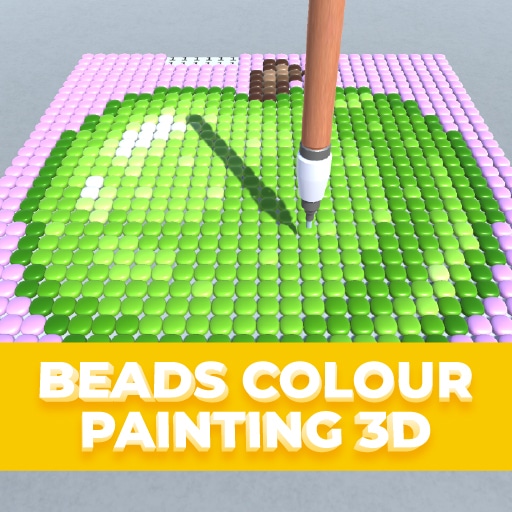 beads colour painting 3d