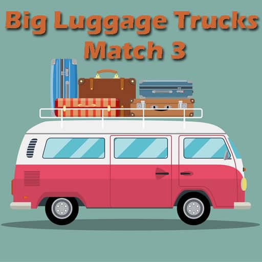 big luggage trucks match 3