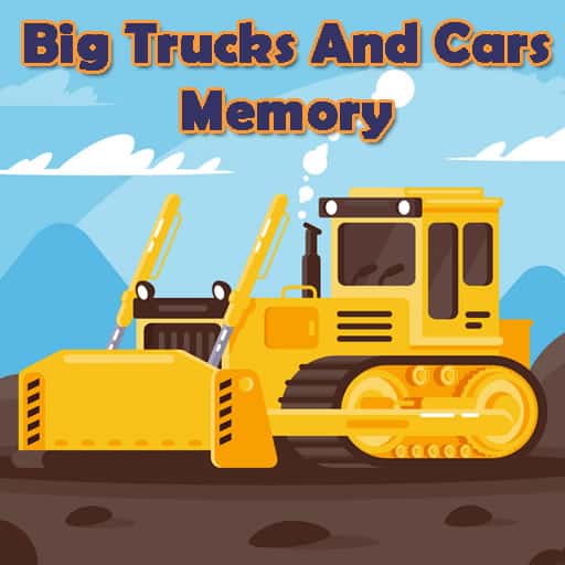 big trucks and cars memory