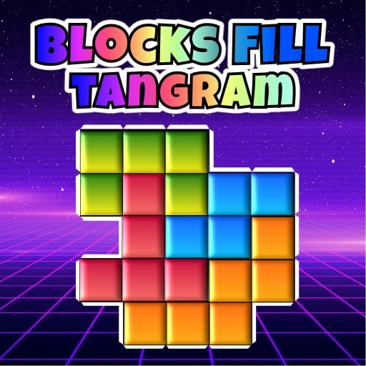 blocks fill tangram puzzle