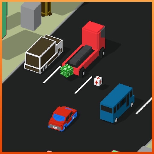 blocky traffic racer