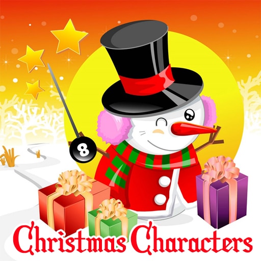 christmas characters slide