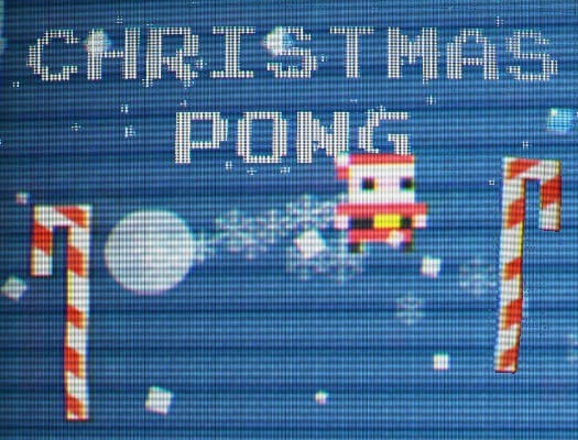 christmas pong