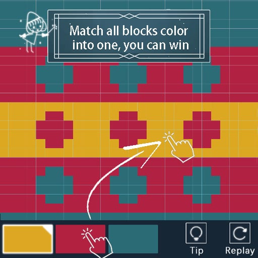 color flooding puzzle