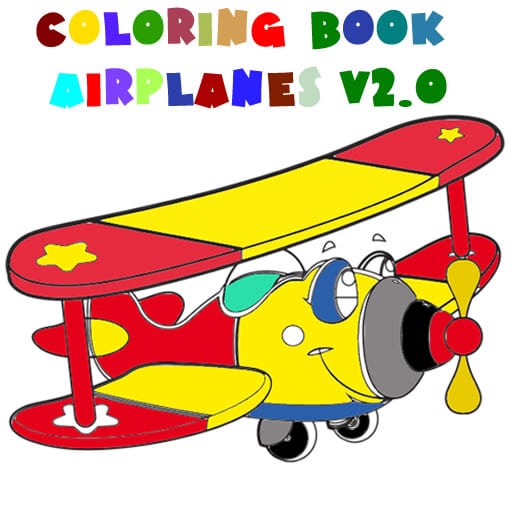 coloring book airplane v 20