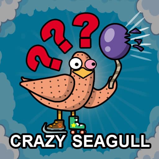 crazy seagull