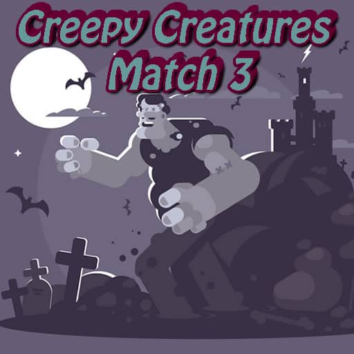 creepy creatures match 3