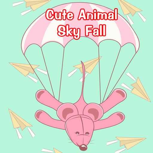 cute animals sky fall