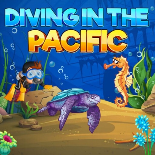 diving in the pacific