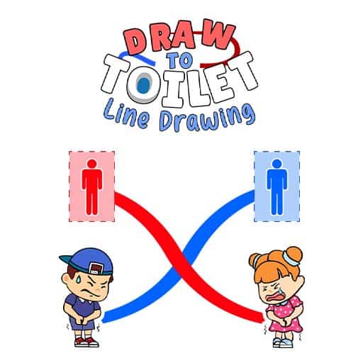 draw to toilet line drawing