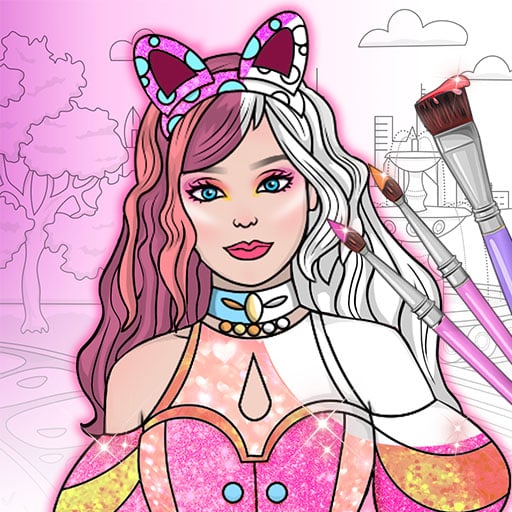 dress up games coloring book