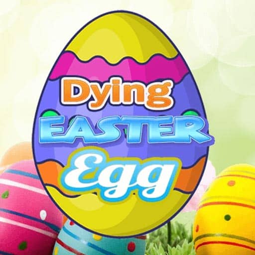 dying easter eggs