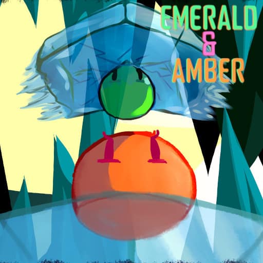 emerald and amber