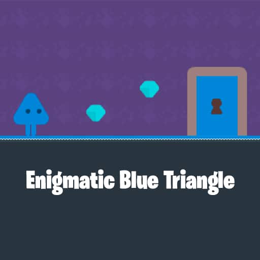 enigmatic blue triangle