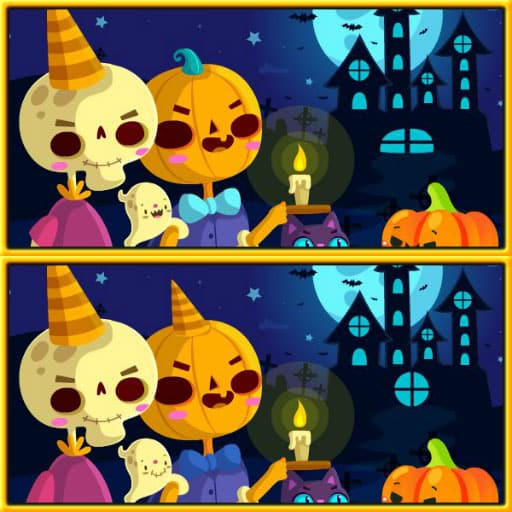 find differences halloween