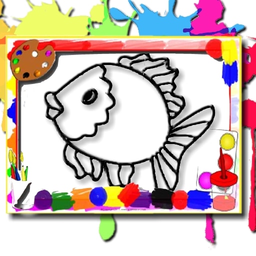 fish coloring book