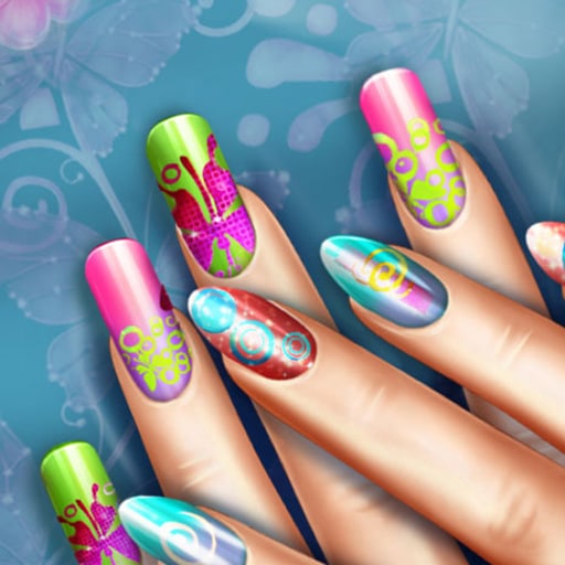 floral realife manicure