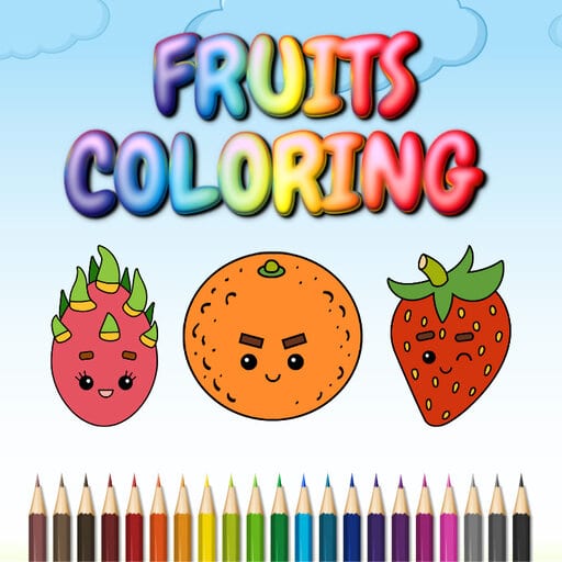 fruits coloring