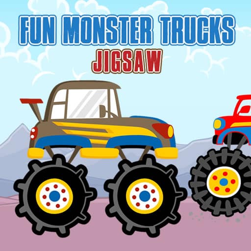 fun monster trucks jigsaw