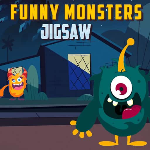 funny monsters jigsaw