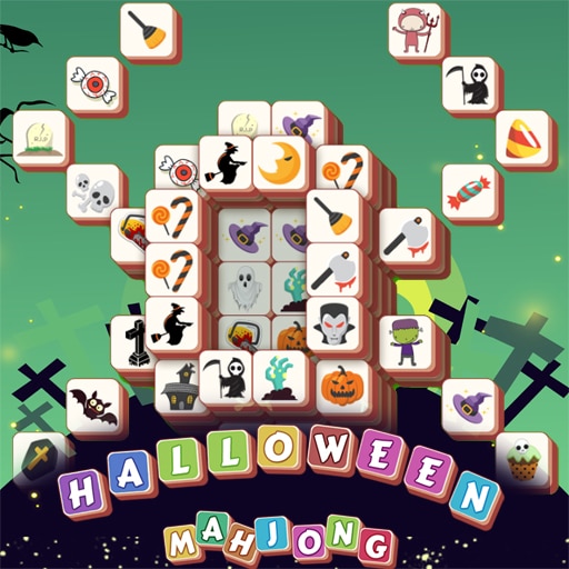 halloween mahjong tiles