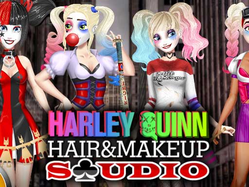 harley quinn hair and makeup studio