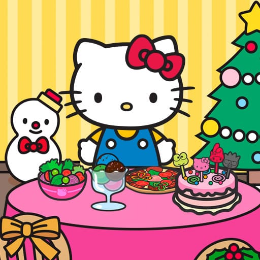 hello kitty and friends xmas dinner