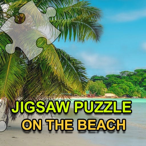 jigsaw puzzle on the beach