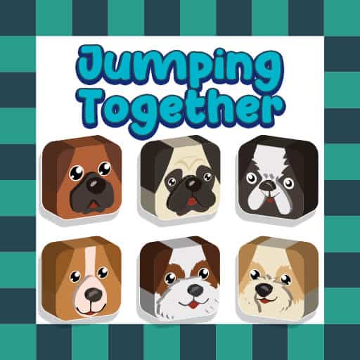 jumping together