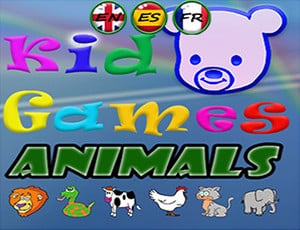 kid games learn with funny animals