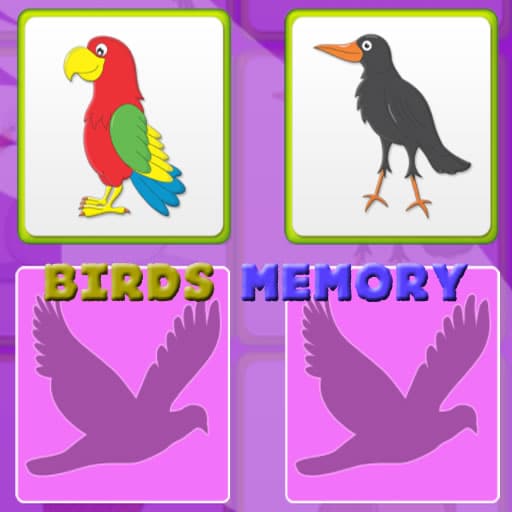 kids memory with birds