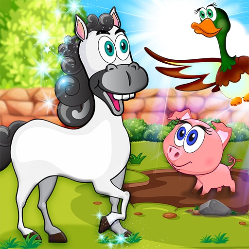 learning farm animals educational games for kids