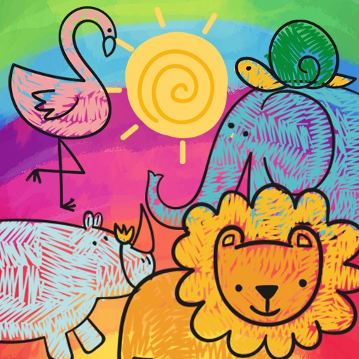 little animals coloring