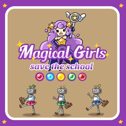 magical girl save the school