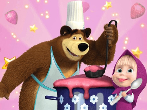 masha and bear cooking dash