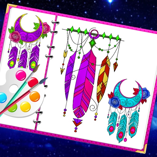 miraculous dream catcher coloring book