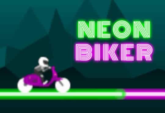 neon biker