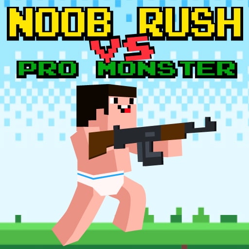 noob rush vs pro monsters