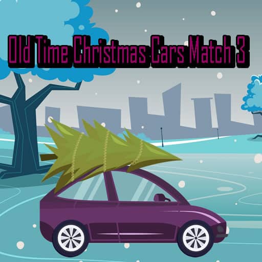 old time christmas cars match 3