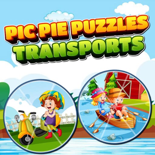 pic pie puzzles transports