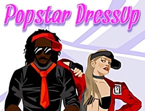 popstar drees up