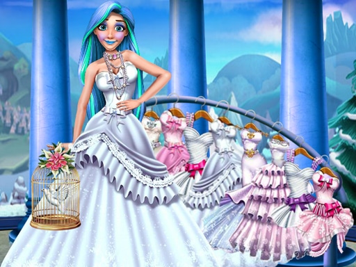 princess snow wedding