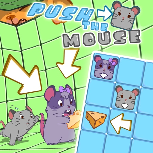 push the mouse