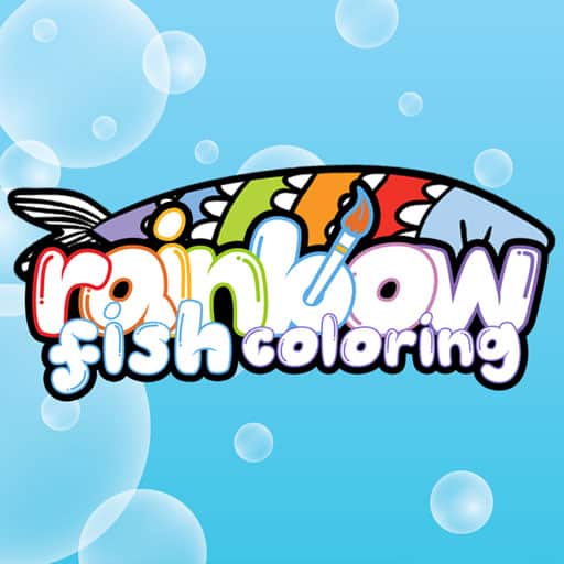 rainbow fish coloring