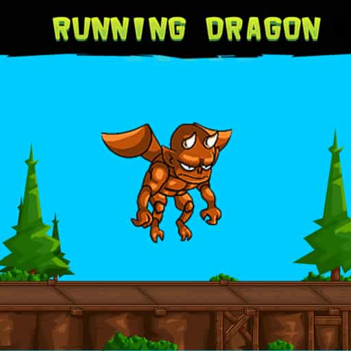 running dragon